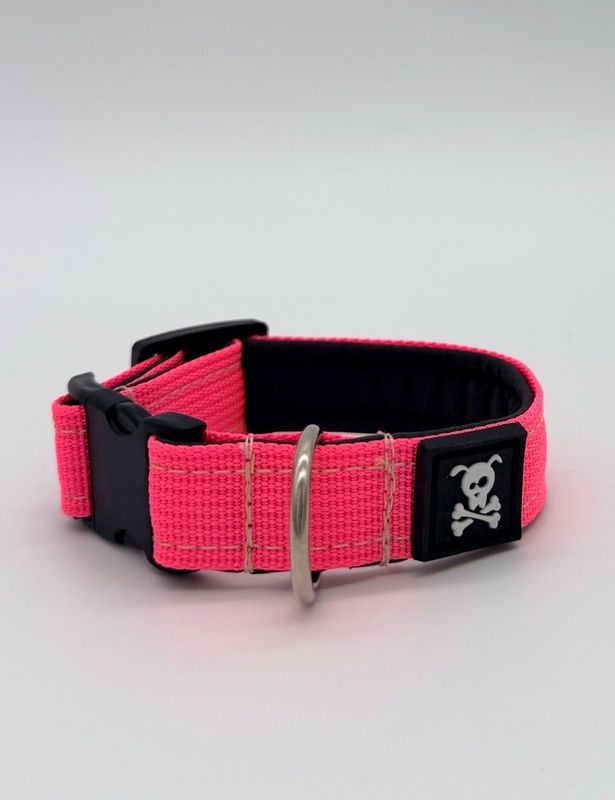 Halsband Neon Pink maat XS