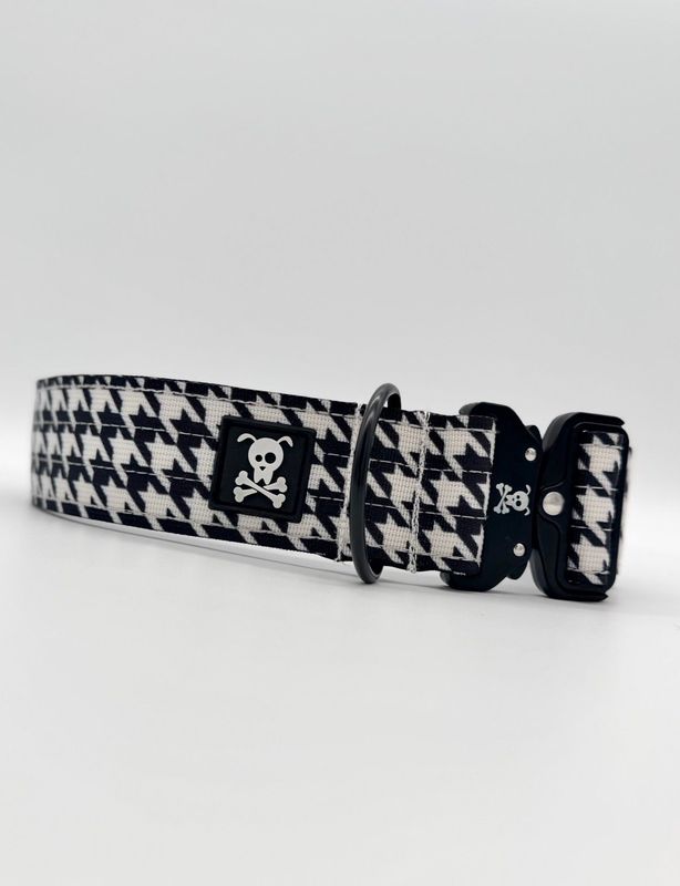 Halsband Pied de Poule maat XL