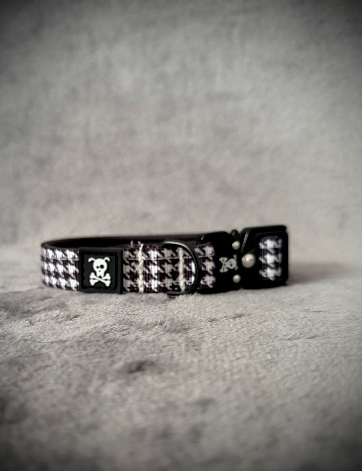 Halsband Pied de Poule maat S