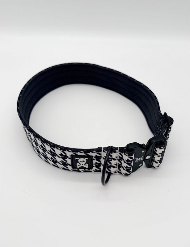 Halsband Pied de Poule maat XXL (enkel op bestelling)