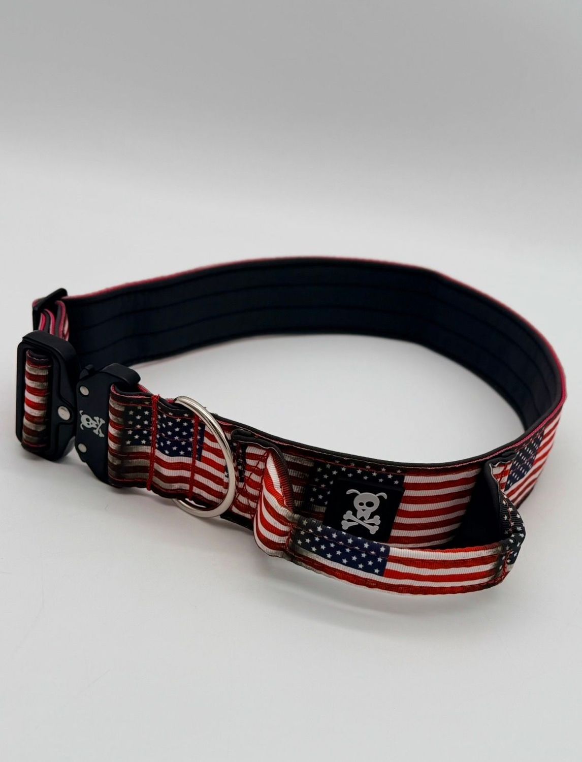 Halsband met handvat USA  Limited Edition maat XL