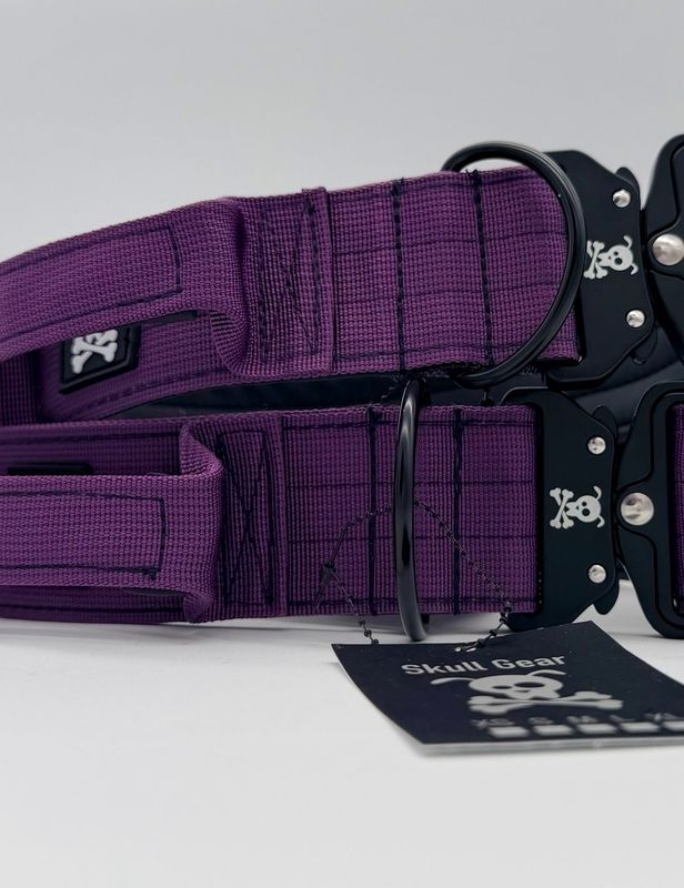 Halsband met handvat Purple Rain M