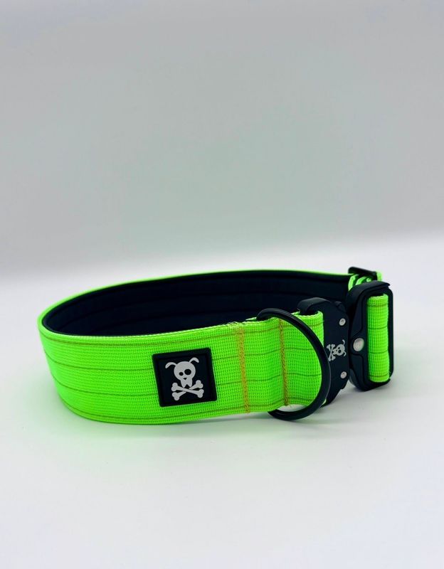 Halsband Neon Green maat L