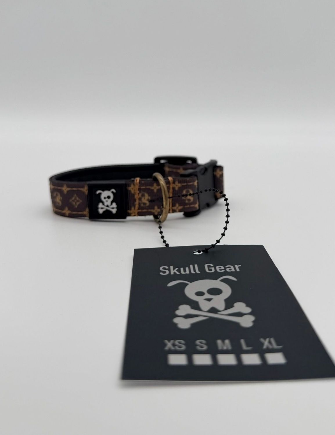 Halsband Deluxe Gold maat XS