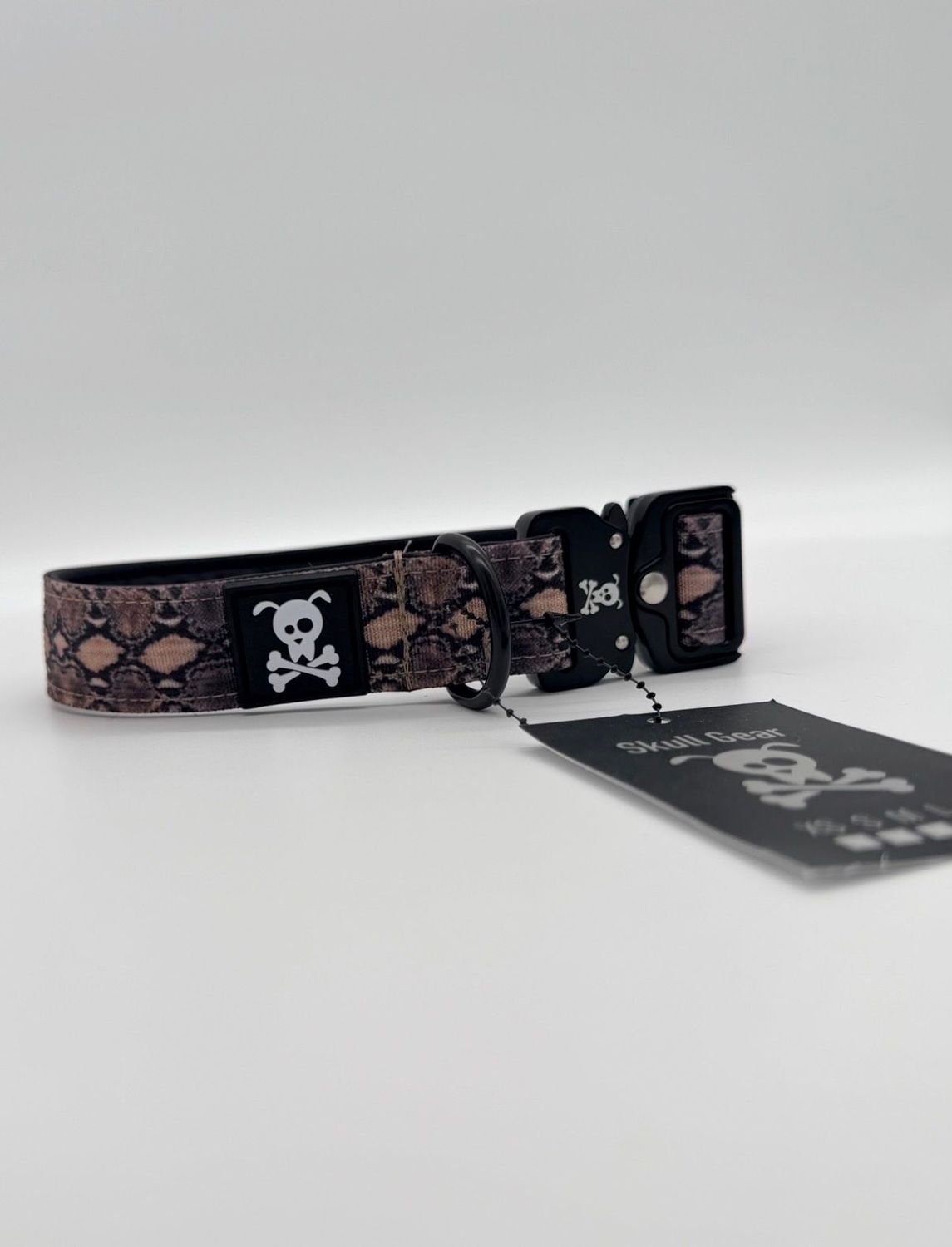 Halsband Snakeskin maat M