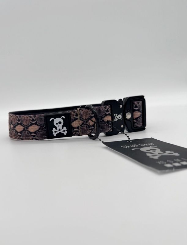 Halsband Snakeskin maat M