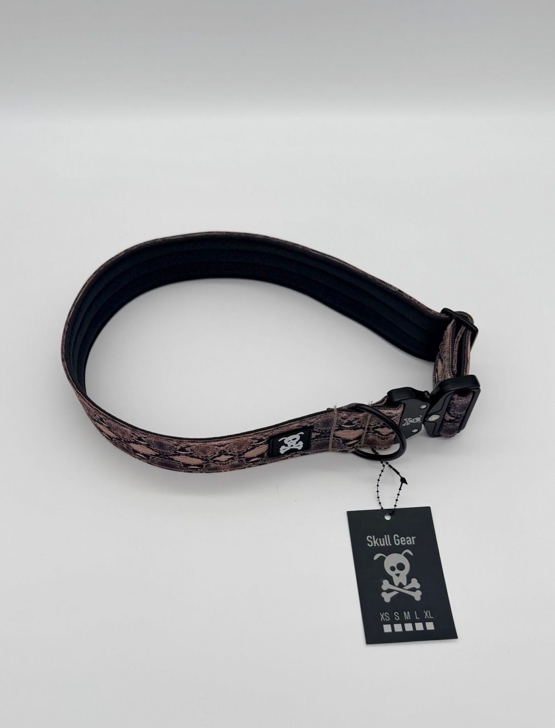 Halsband Snakeskin XXL (enkel op bestelling)