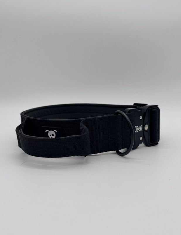 Halsband met handvat Blackout XL