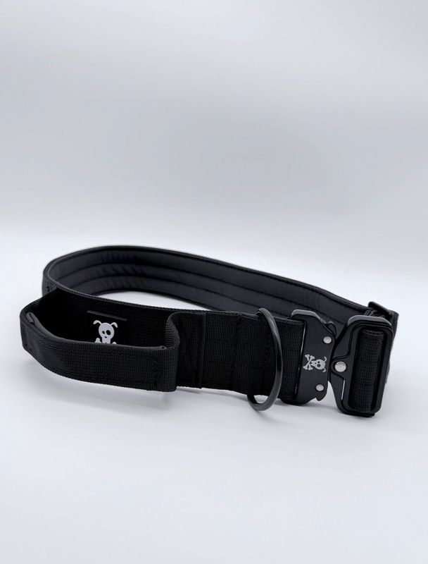 Halsband met handvat Blackout XL