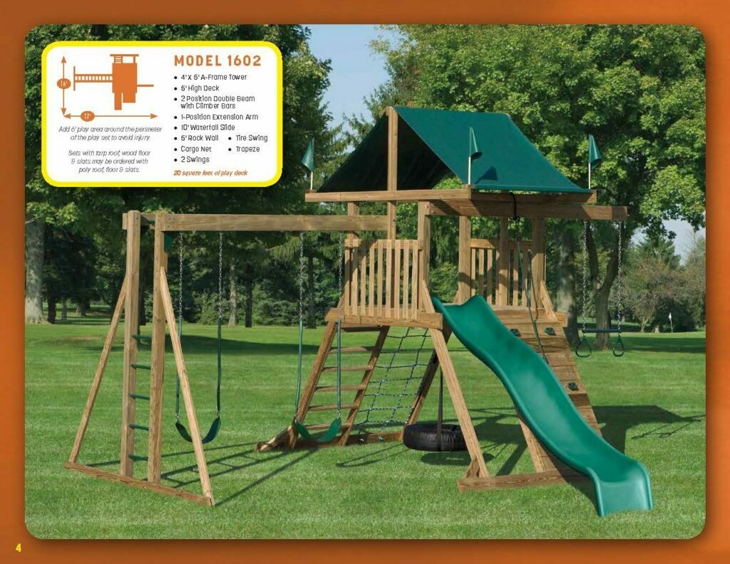 Amish Natural Swing Sets Wood Kingdom East Coram, NY
