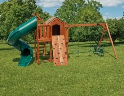 Amish Stained Swing Sets