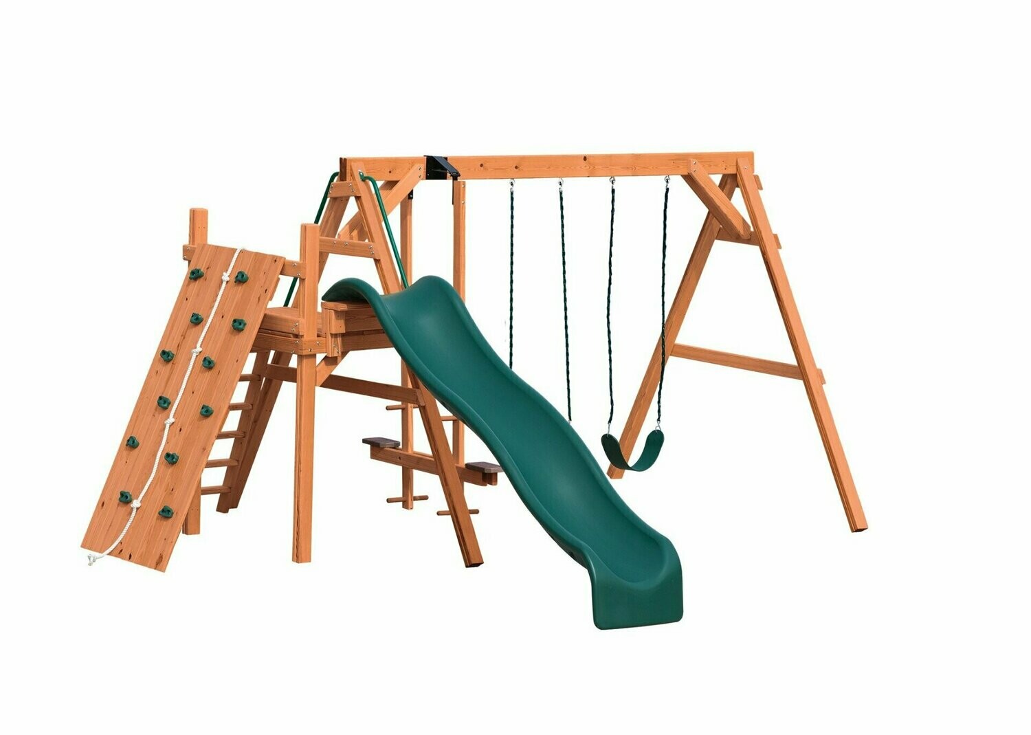 Amish Stained Swing Sets Wood Kingdom East Coram, NY