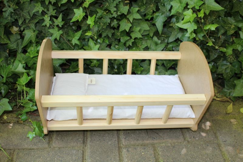 Baby Doll Bed/Cradle - Paintable
