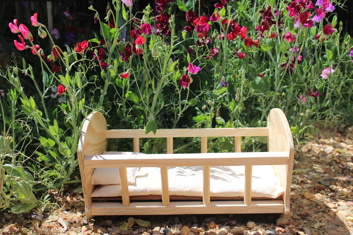 Baby Doll Bed/Cradle - Varnished