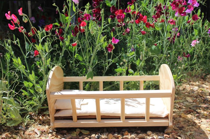 Baby Doll Bed/Cradle - Varnished