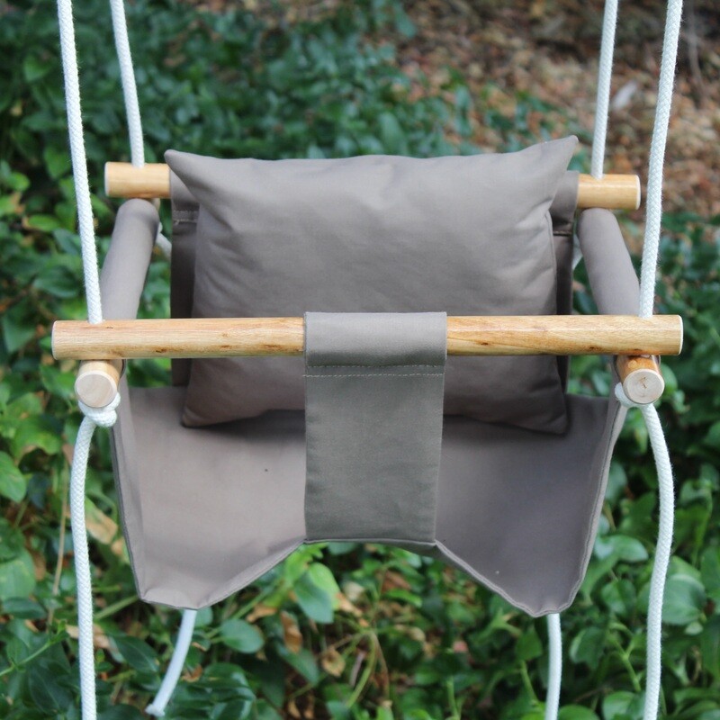 Standard Baby Swings - Fabric &amp; Wood