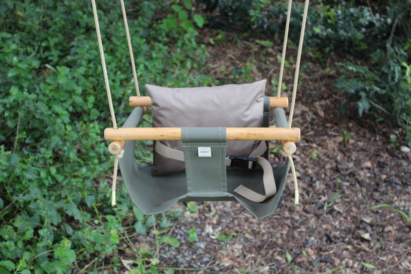 Outdoor Baby/Toddler Swing with Waterproof Cushion