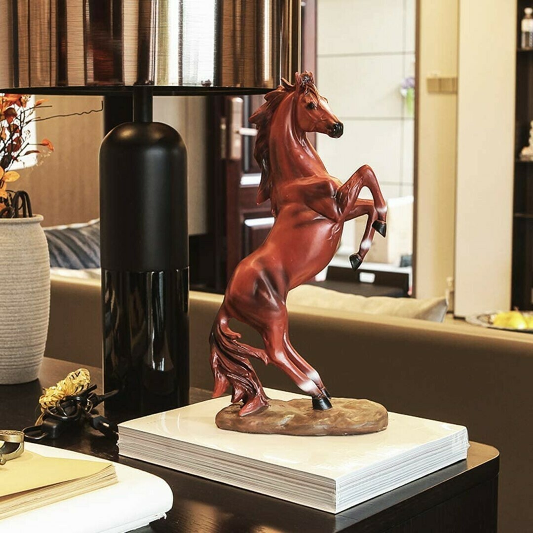 European Style Horse Statue Resin Standing Horse Sculpture Art Figurine Ornament European Style Horse Statue Resin Standing Horse Sculpture Art Figurine Ornament