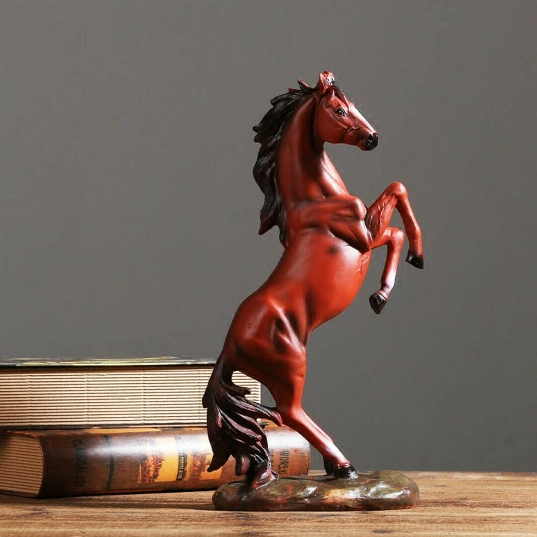 European Style Horse Statue Resin Standing Horse Sculpture Art Figurine Ornament European Style Horse Statue Resin Standing Horse Sculpture Art Figurine Ornament