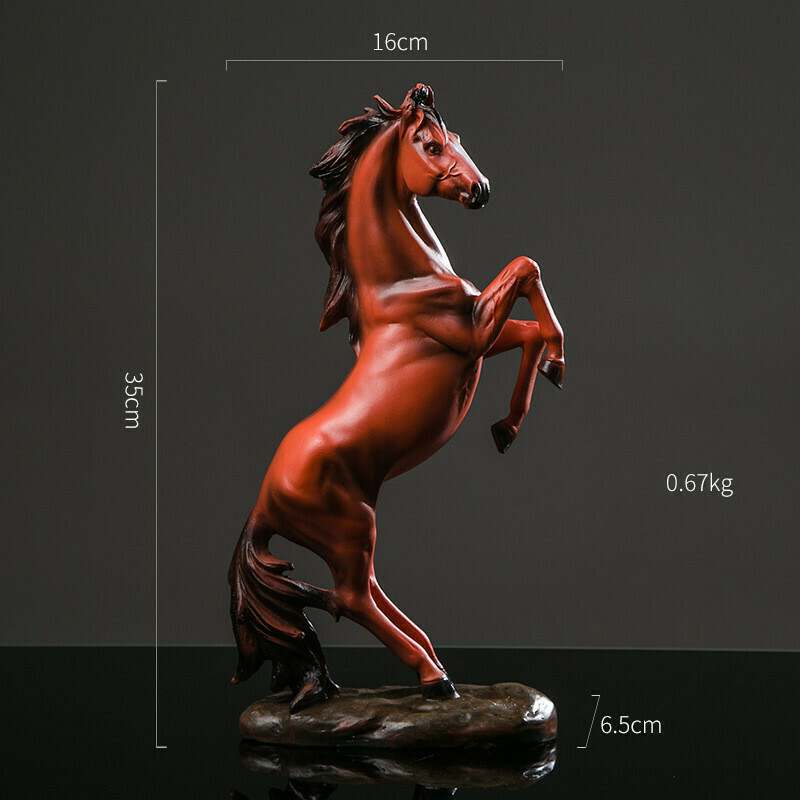 European Style Horse Statue Resin Standing Horse Sculpture Art Figurine Ornament European Style Horse Statue Resin Standing Horse Sculpture Art Figurine Ornament