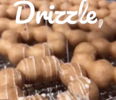 Mochi Donut- Vanilla Drizzle