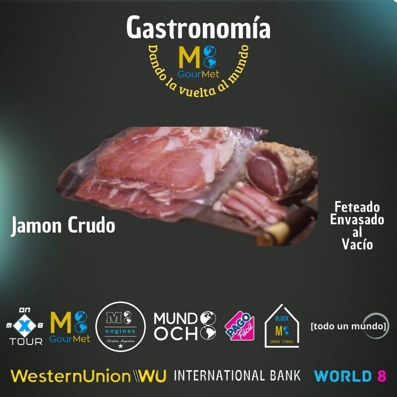 Jamón Crudo Feteado Envasado Al Vacio