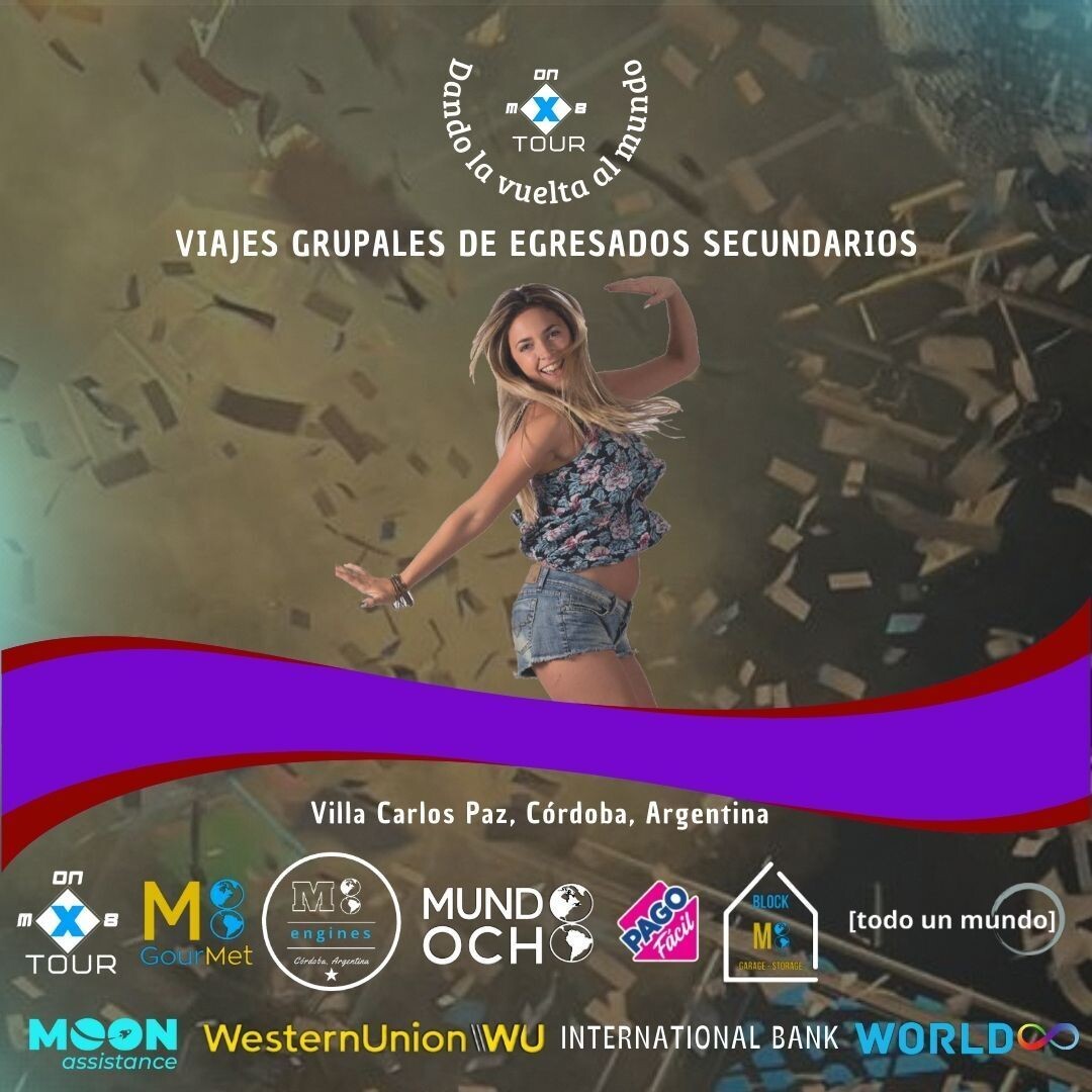 Viaje Grupal M8 Egresados VCP Full 1 Noche Secundario 2025/26