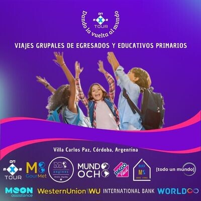 Viaje Grupal M8 Egresados y Educativos VCP Full 5 Noches Primario 2024/25