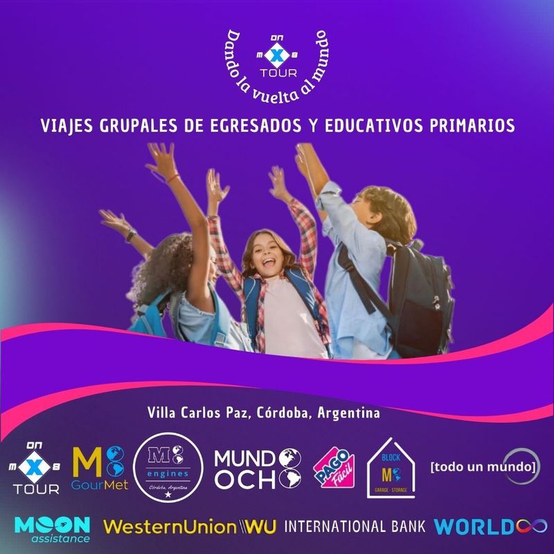 Viaje Grupal M8 Egresados VCP Full 2 Noches Primario 2025/26