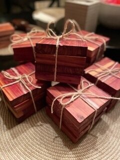 Cedar Coaster Sets