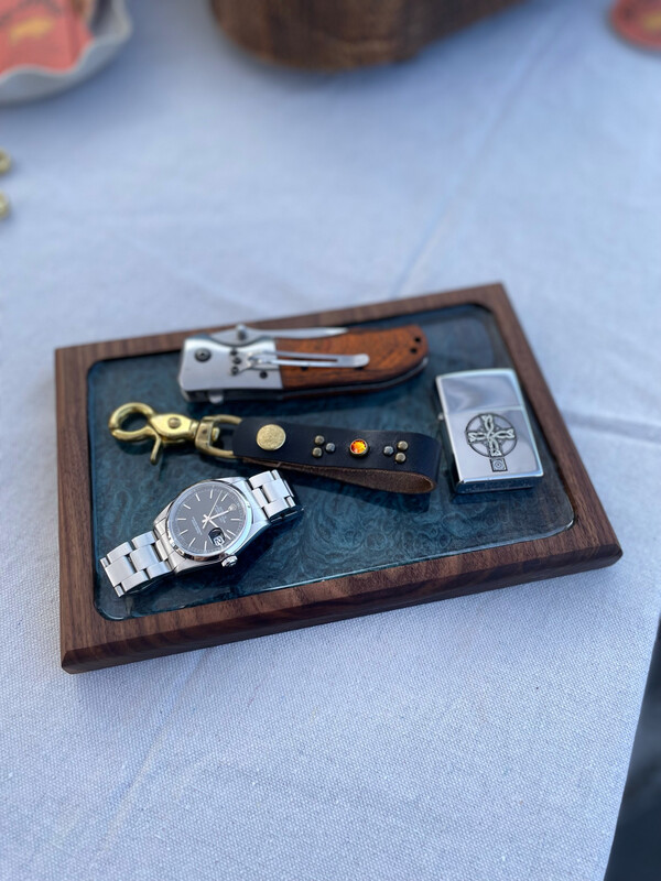 Walnut Valet Trays