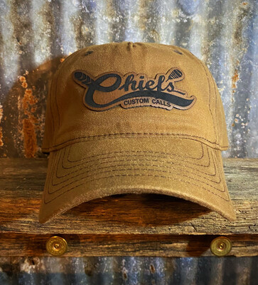 Chief's Leather Patch Waxed Canvas Hat