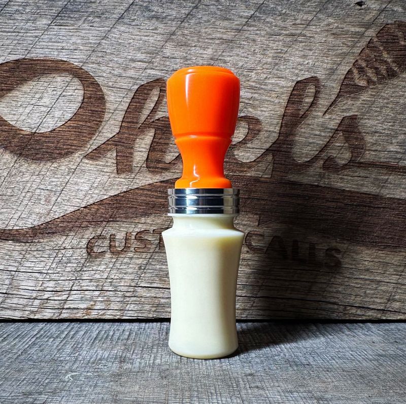 Ivory & Orange Acrylic Porter