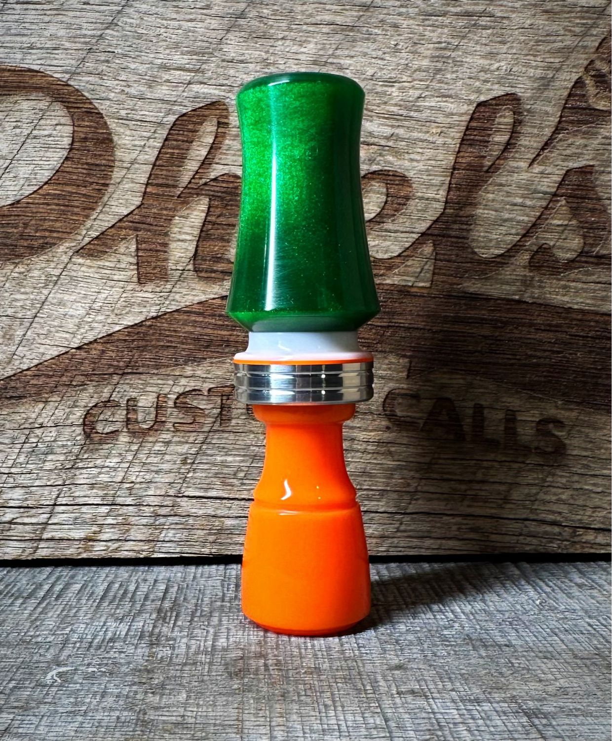 Green Pearl / Orange Acrylic Porter
