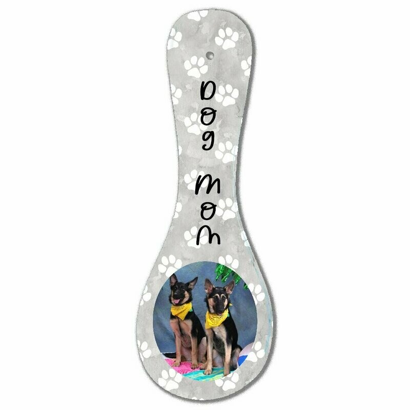 Dog Mom Photo Spoon Rest