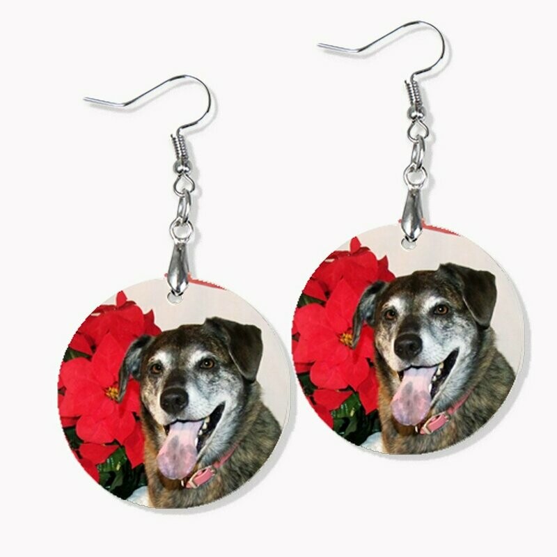 Photo Pet Dangle Earrings