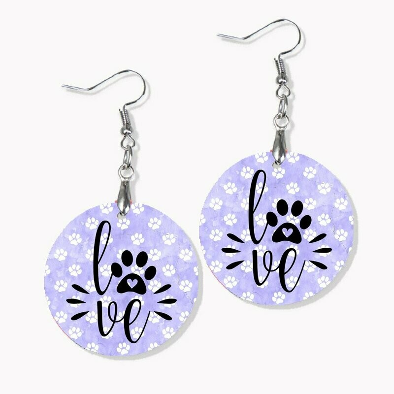 Love Pet Dangle Earrings