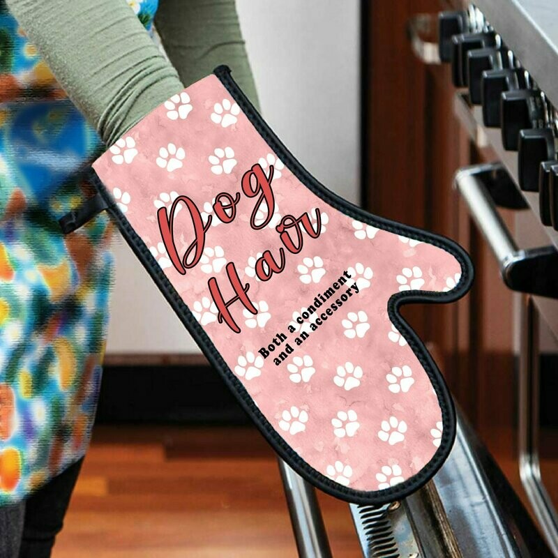 Funny Dog Hair Oven Mitt
