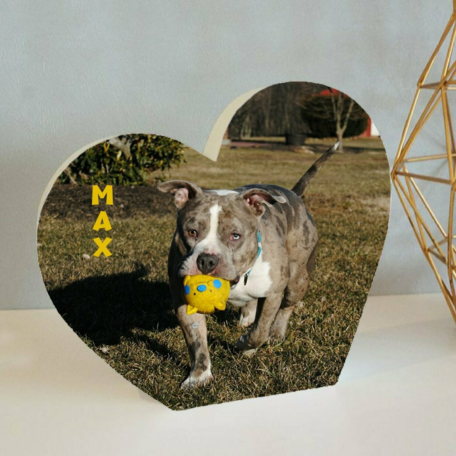 Personalized Photo Table Top Heart