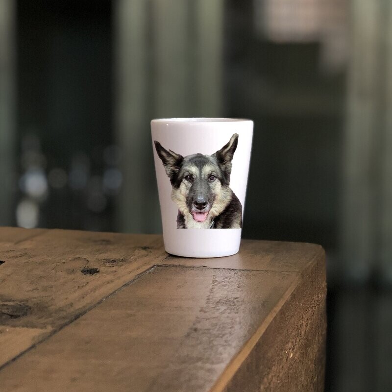 Custom Pet Photo Shot Glass