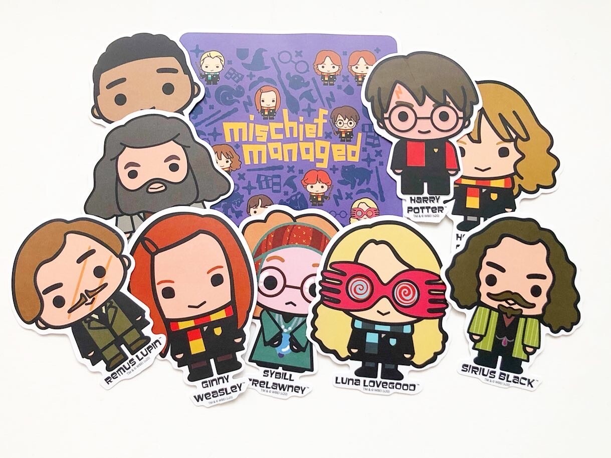 Stickers Harry Potter/ Pack 1 Tienda Merkki Guatemala
