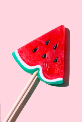 Candied watermelon