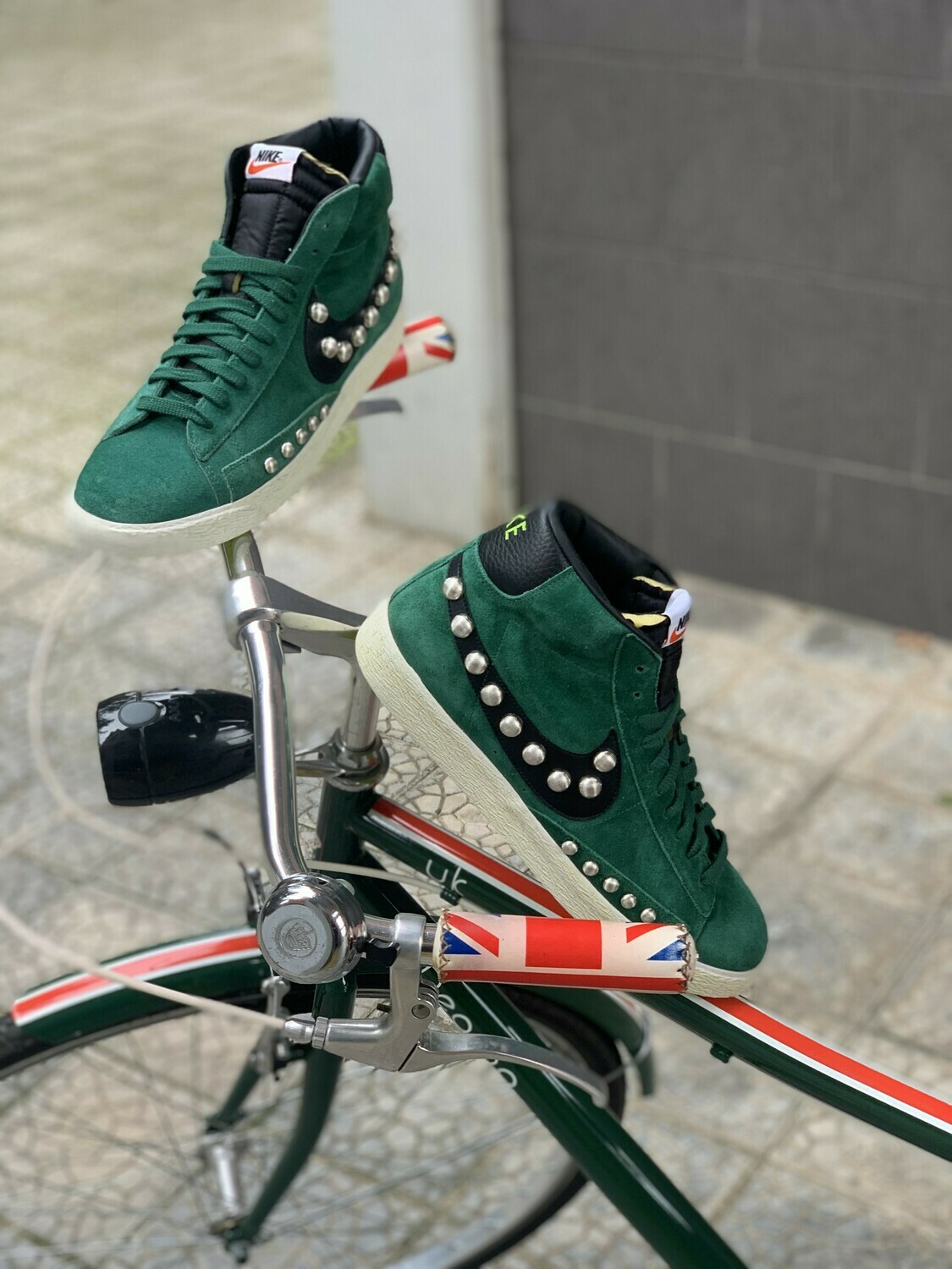 nike blazer camoscio