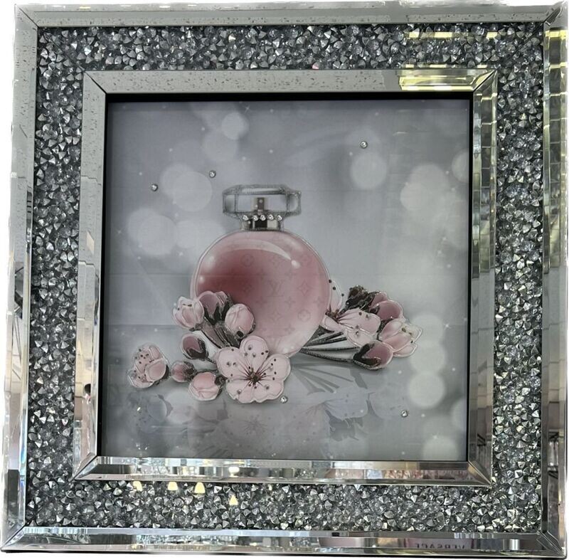 Glitzy Liquid Art Perfume Print