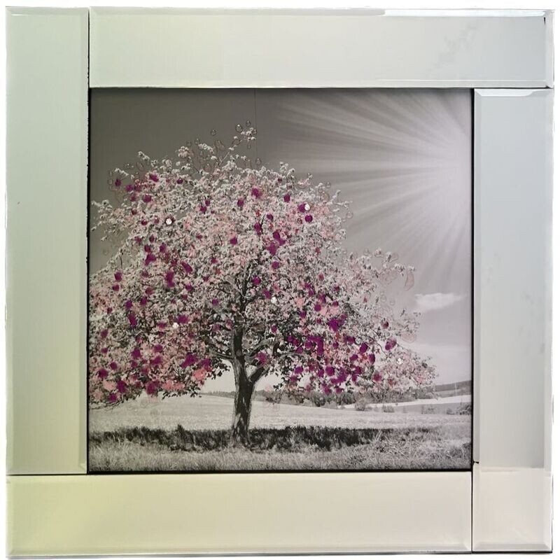Liquid Art Pink Blossoms