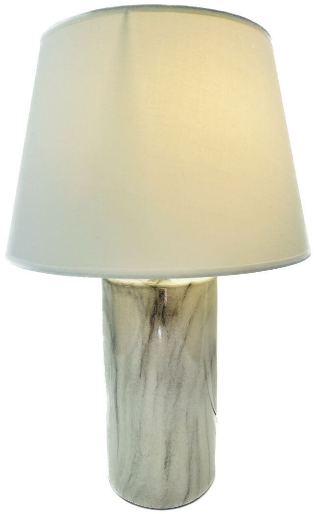 Marble Look Table Lamp