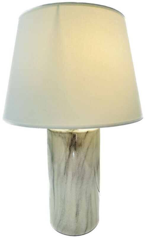 Marble Look Table Lamp