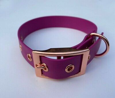 Lilac Biothane Dog Collar