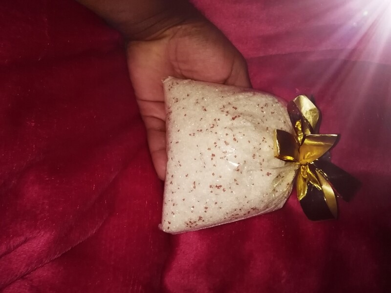 Orange bath salt