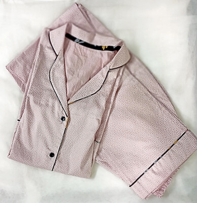 Cotton Pink Dot Nightsuit